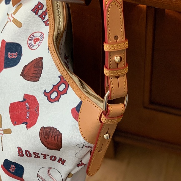 Dooney & Bourke MLB Boston Red Sox Baseball Hobo Bag - Picture 5 of 10
